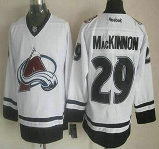 Colorado Avalanche #29 Nathan MacKinnon 2014 White Jersey