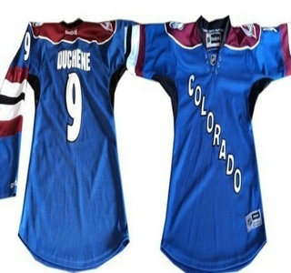 Colorado Avalanche #9 Matt Duchene Blue Third Womens Jersey