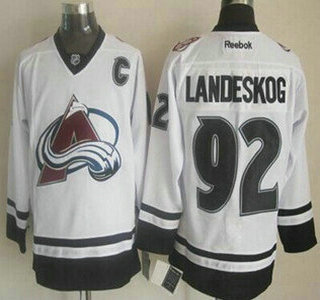 Colorado Avalanche #92 Gabriel Landeskog 2014 White Jersey