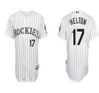 Colorado Rockies #17 Todd Helton White Kids Jersey