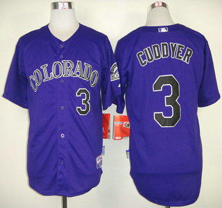 Colorado Rockies #3 Michael Cuddyer Purple Jersey