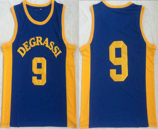 Degrassi 9 Jimmy Brooks Blue Stitched Movie Jersey