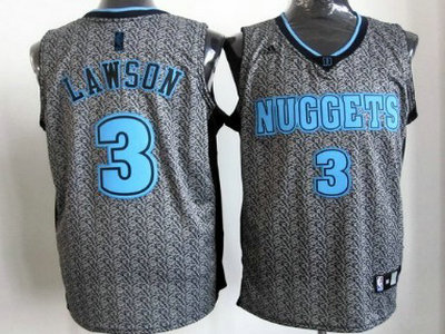 Denver Nuggets 3 Ty Lawson 2012 Static Fashion Jersey