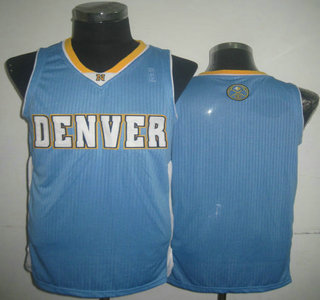 Denver Nuggets Blank Blue Revolution 30 Authentic Jersey