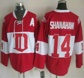 Detroit Red Wings #14 Brendan Shanahan Red Winter Classic Throwback CCM Jersey