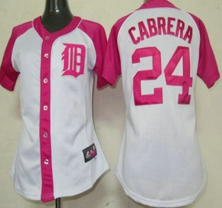 Detroit Tigers #24 Miguel Cabrera 2012 Fashion Womens Jersey