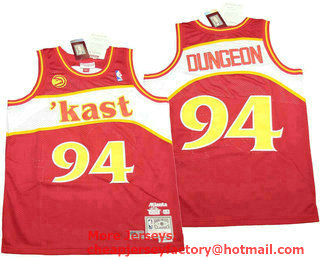 Dungeon OutKast X Atlanta Hawks #94 BR Remix Red Jersey