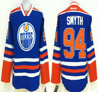 Edmonton Oilers #94 Ryan Smyth Royal Blue Jersey