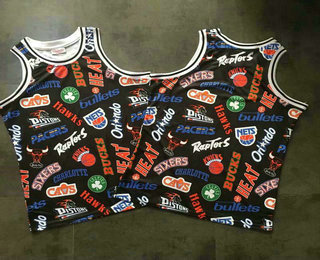 Estern Conference Black Throwback NBA Jersey