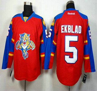 Florida Panthers #5 Aaron Ekblad Red Jersey