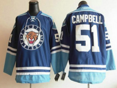 Florida Panthers 51 Brian Campbell Blue Third Jersey