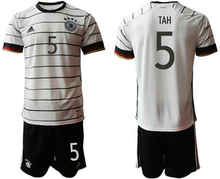 Germany 5 TAH Home UEFA Euro 2020 Soccer Jersey