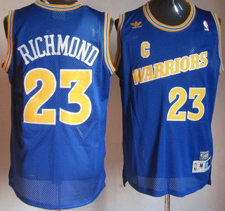 Golden State Warriors 23 Mitch Richmond Blue Soul Throwback Swingman Jerseys
