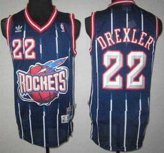 Houston Rockets 22 Clyde Drexler ABA Hardwood Classic Swingman Jersey