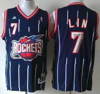 Houston Rockets 7 Jeremy Lin ABA Hardwood Classic Swingman Jersey