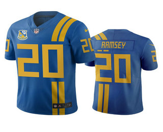 Jacksonville Jaguars #20 Jalen Ramsey Royal City Edition Vapor Limited Jersey