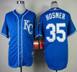 Kansas City Royals #35 Eric Hosmer Dark Blue 2014 Cool Base Jersey