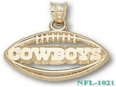 LogoArt Dallas Cowboys 10kt Gold Charm