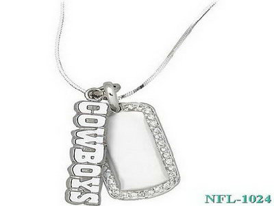 LogoArt Dallas Cowboys Sterling Silver 78 Inch Dog Ta