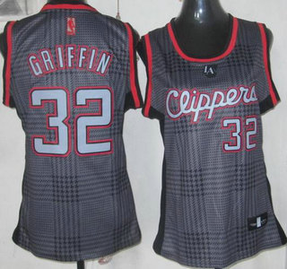 Los Angeles Clippers #32 Blake Griffin Black Rhythm Fashion Revolution 30 Swingman Womens Jersey