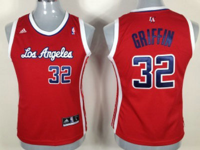 Los Angeles Clippers 32 Blake Griffin Revolution 30 Swingman Red Womens Jersey