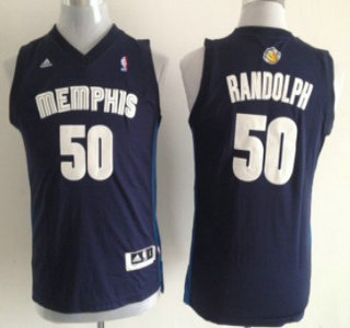 Memphis Grizzlies 50 Zach Randolph Navy Blue Kids Jersey