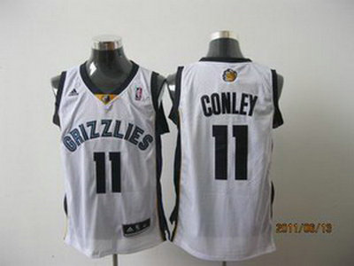 Memphis Grizzlies 11 CONLEY WHITE Jersey