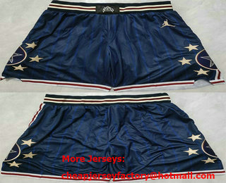 Men's 2024 All-Star Navy Stitched Shorts
