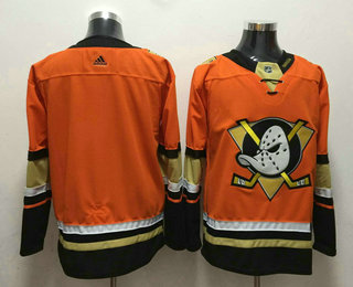 Men's Anaheim Ducks #9 Paul Kariya Orange 2017-2018 Hockey Stitched NHL Jersey