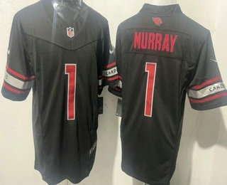 Men's Arizona Cardinals #1 Kyler Murray Limited Black FUSE Vapor Jersey