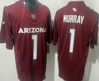 Men's Arizona Cardinals #1 Kyler Murray Limited Red FUSE Vapor Jersey