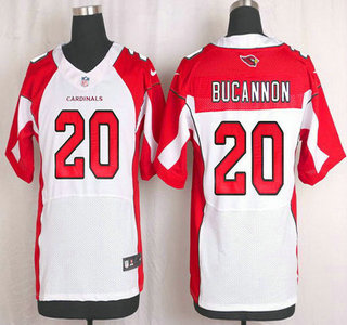 Men's Arizona Cardinals #20 Deone Bucannon White Road NFL Nike Elite Jersey