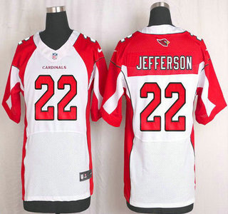 Men's Arizona Cardinals #22 Tony Jefferson White Road NFL Nike Elite Jersey