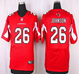 Men's Arizona Cardinals #26 Rashad Johnson Red Team Color NFL Nike Elite Jersey