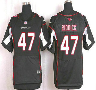Men's Arizona Cardinals #47 Shaq Riddick Black Alternate NFL Nike Elite Jersey