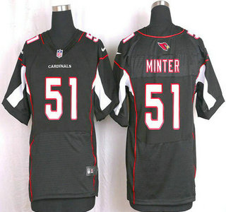 Men's Arizona Cardinals #51 Kevin Minter Black Alternate NFL Nike Elite Jersey