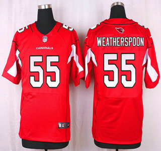 Men's Arizona Cardinals #55 Sean Weatherspoon Red Team Color NFL Nike Elite Jersey