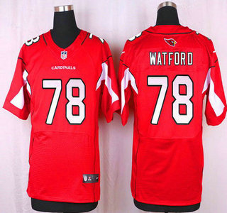 Men's Arizona Cardinals #78 Earl Watford Red Team Color NFL Nike Elite Jersey