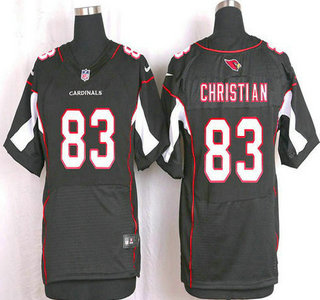 Men's Arizona Cardinals #83 Gerald Christian Black Alternate NFL Nike Elite Jersey