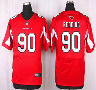 Men's Arizona Cardinals #90 Cory Redding Red Team Color NFL Nike Elite Jersey