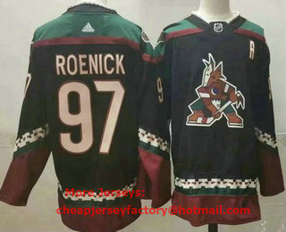 Men's Arizona Coyotes #97 Jeremy Roenick Black Alternate Authentic Jersey