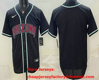 Men's Arizona Diamondbacks Blank 2026 Black Fashion Cool Base Jersey