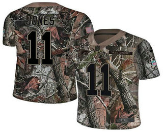Men's Atlanta Falcons #11 Julio Jones Camo Stitched NFL Rush Realtree Nike Limited Jersey