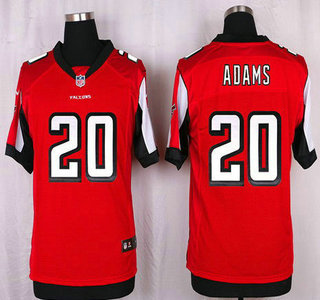 Men's Atlanta Falcons #20 Phillip Adams Red Team Color NFL Nike Elite Jersey