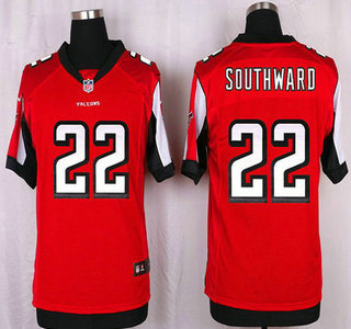 Men's Atlanta Falcons #22 Dezmen Southward Red Team Color NFL Nike Elite Jersey