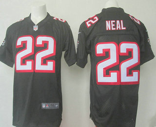 Men's Atlanta Falcons #22 Keanu Neal Black Alternate NFL Nike Elite Jersey