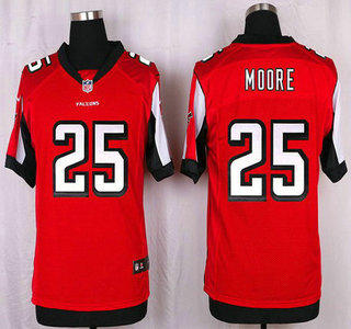 Men's Atlanta Falcons #25 William Moore Red Team Color NFL Nike Elite Jersey