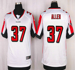 Men's Atlanta Falcons #37 Ricardo Allen White Road NFL Nike Elite Jersey