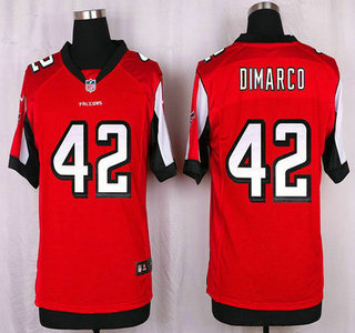 Men's Atlanta Falcons #42 Patrick DiMarco Red Team Color NFL Nike Elite Jersey