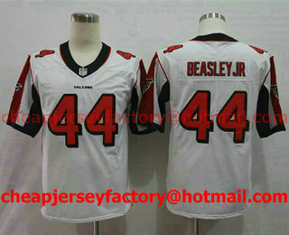 Men's Atlanta Falcons #44 Vic Beasley Jr White 2017 Vapor Untouchable Stitched NFL Nike Limited Jersey